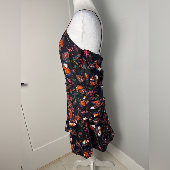 ❌SOLD❌Derek Lam 10 Crosby Floral Camisole Flounce Twist Slip Mini Dress - Picture 5 of 10